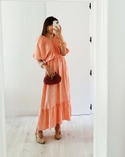 Vestido coral