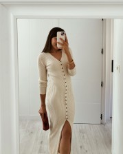 Vestido canalé