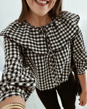 Camisa vichy negro