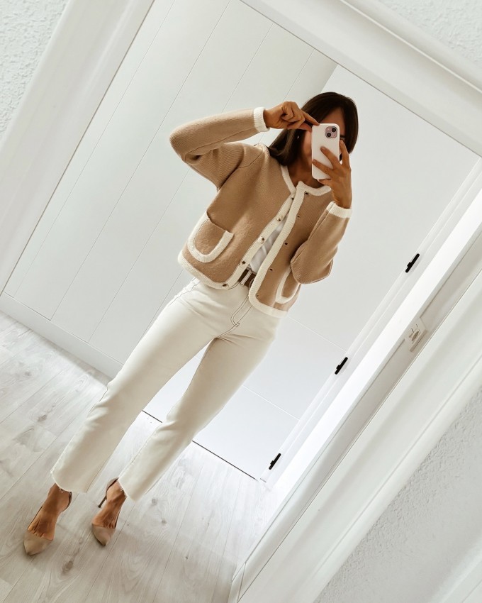 Cardigan beige