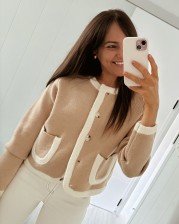 Cardigan beige