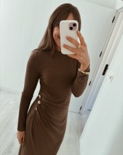 Vestido chocolate