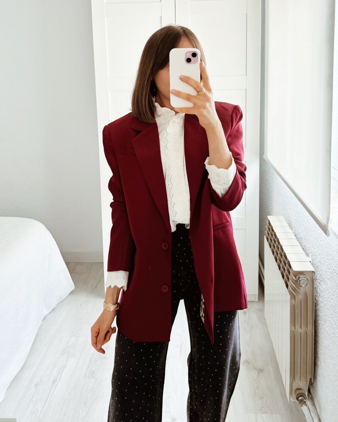 Blazer burgundy