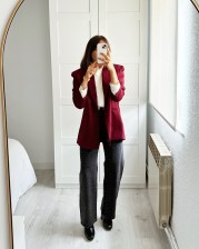 Blazer burgundy