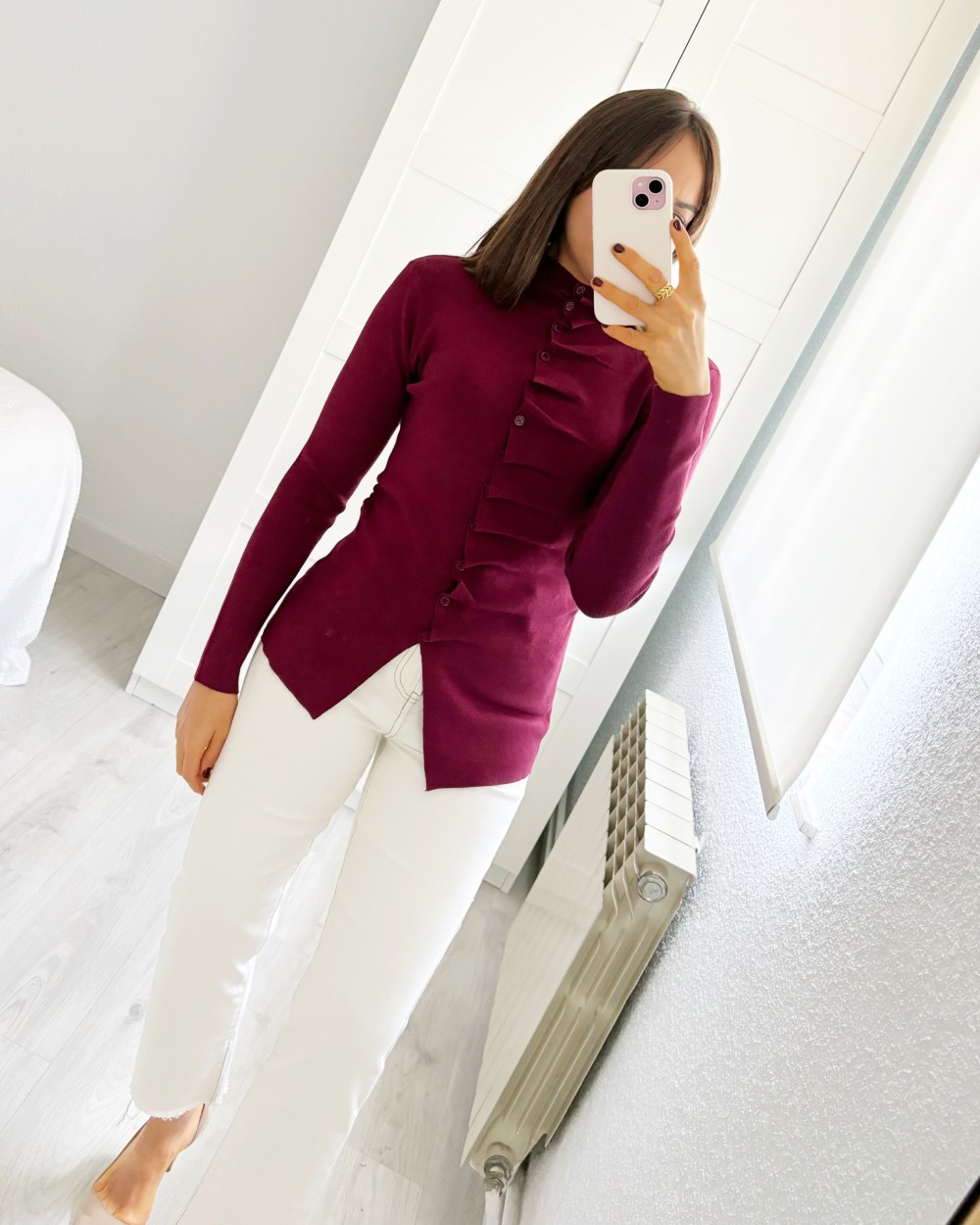 Chaqueta burgundy