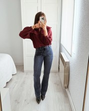 Blusa burgundy