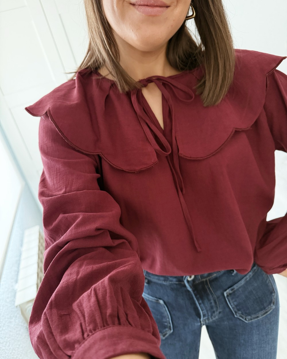 Blusa burgundy