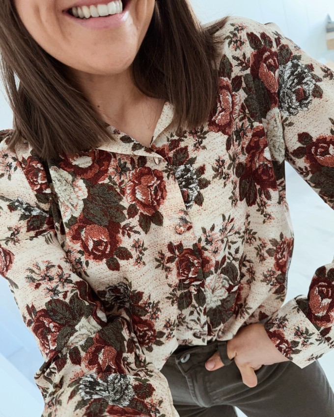 Blusa flores