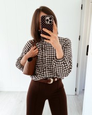 Blusa vichy básica