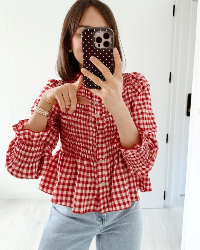 Blusa vichy